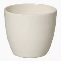 Floran bloempot boule 7,5x6 cm panna - afbeelding 1