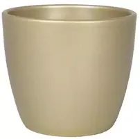 Floran bloempot boule 8,5x6,5 cm parelgoud - afbeelding 1