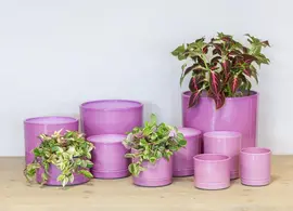 Floran bloempot lynn d12h10cm lila - afbeelding 2