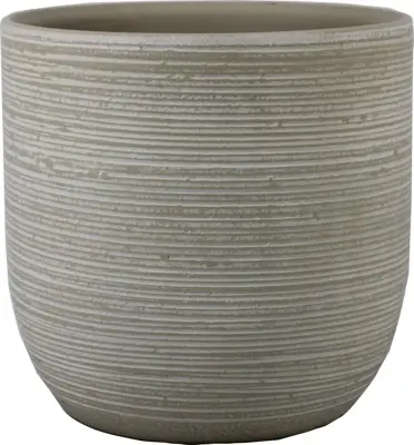 Floran Bloempot Noah 16x15cm Creme - afbeelding 1