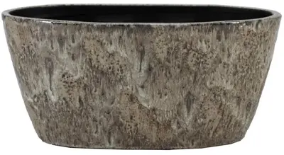 Floran bloempot ortigo ovaal 32x15x15 taupe