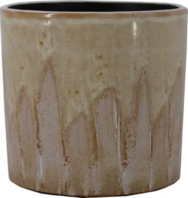 Floran Bloempot Porches 12x12cm Geel - afbeelding 1