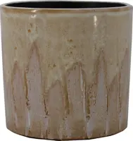 Floran Bloempot Porches 12x12cm Geel - afbeelding 1