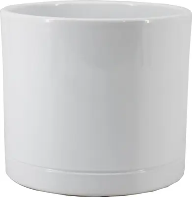 Floran pot lynn d23h22cm wit  - afbeelding 1