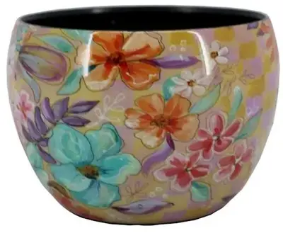 Floran Pot Pella metaal 14x10.5cm