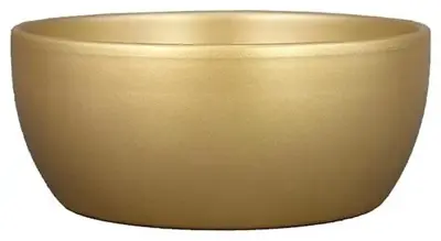 Floran schaal Boule 18.5x8.5cm parel goud - afbeelding 1