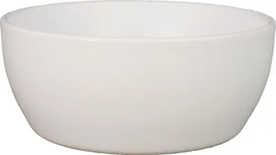 Floran schaal Boule 18.5x8.5cm wit mat - afbeelding 1