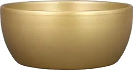 Floran schaal Boule 22.5x9.5cm parelgoud - afbeelding 1