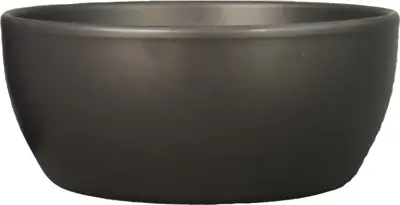 Floran schaal Boule 24.5x9.5cm antraciet mat