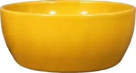 Floran schaal Boule 24.5x9.5cm oker - afbeelding 1