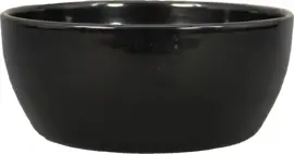Floran schaal Boule 24.5x9.5cm zwart - afbeelding 1