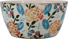 Floran Schaal Rosa 24x12cm Wit - afbeelding 1