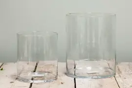 Floran vaas cilinder glas 30x35 cm - afbeelding 3