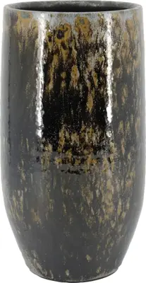 Floran vaas Mason 20x45cm pauwblauw - afbeelding 1
