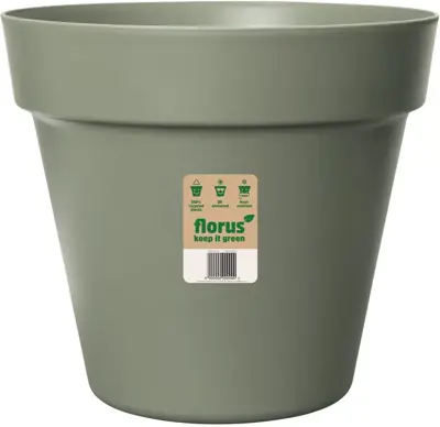 Florus bloempot Paris 60cm olijfgroen - afbeelding 1