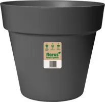 Florus bloempot Paris 80cm antraciet - afbeelding 1