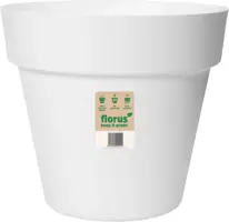 Florus bloempot Paris 80cm wit - afbeelding 1