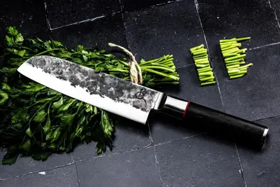 Forged Sebra Santokumes 18 cm - afbeelding 3
