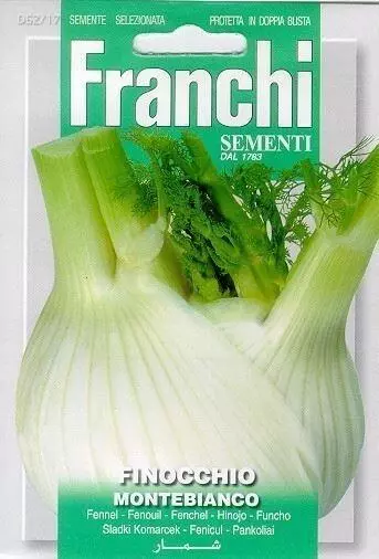 Franchi sementi zaden knolvenkel, finocchio montebianco - afbeelding 1
