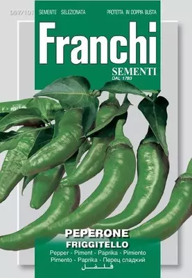 Franchi sementi zaden peper, peperone frigitello - afbeelding 1