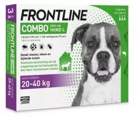frontline combo spot-on hond l 20-40kg 3 pip