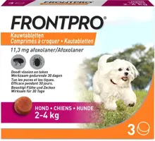 FRONTPRO kauwtabletten. Lekkere, makkelijke vlooien- en tekenbescherming voor honden kopen?