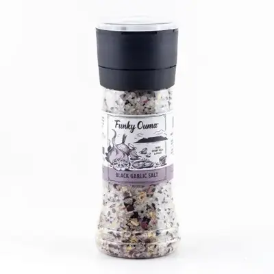 Funky Ouma Black garlic salt grinder 310g