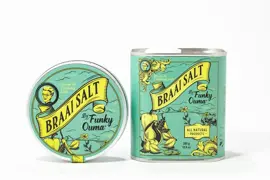 Funky Ouma Braai salt tin 300g - afbeelding 2