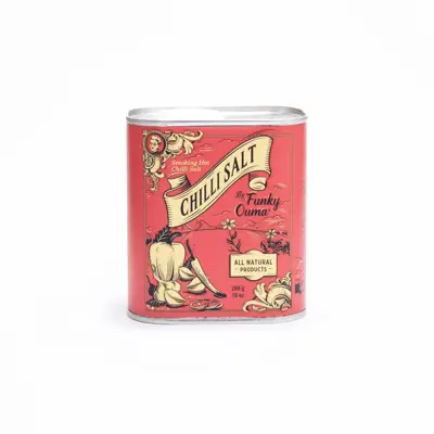 Funky Ouma Chilli salt tin 280g