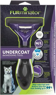 furminator deshedding cat undercoat m/l short hair 1 st