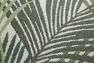 Garden Impressions buitenkleed naturalis palm leaf 160cm green - afbeelding 3