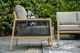 Garden Impressions stoel-bank loungeset decala teak look - afbeelding 17