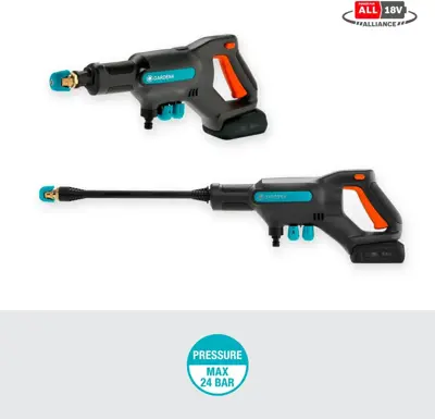Gardena accu medium drukreiniger AquaClean kant-en-klare set - afbeelding 13
