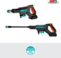 Gardena accu medium drukreiniger AquaClean kant-en-klare set - afbeelding 13