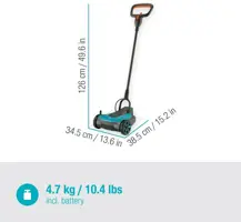 Gardena Accugrasmaaier HandyMower 22/18v p4a - afbeelding 6