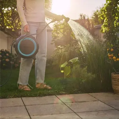 GARDENA draagbare slangenbox MoveMatic 12,5 m (Ø 8,5 mm) + 1,5 m toevoerslang - afbeelding 2