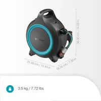 GARDENA draagbare slangenbox MoveMatic 12,5 m (Ø 8,5 mm) + 1,5 m toevoerslang - afbeelding 6