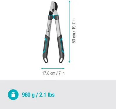 GARDENA EasyCut S Takkenschaar – 50 cm | Krachtig en comfortabel snoeien van vers hout - afbeelding 9