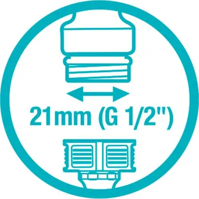 Gardena Kraanstuk 21mm (g 1/2) - afbeelding 4