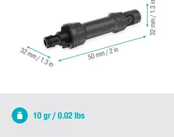 GARDENA Kraanverbindingsstuk 13mm (1/2")–3/4" schroefdraad - afbeelding 2
