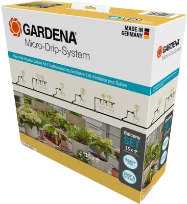 Gardena Micro-Drip-Bewatering Balkon Set (15 planten)​ - afbeelding 1