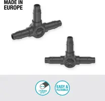Gardena Micro Drip Systeem T-stuk 4,6 mm (3/16") - afbeelding 4