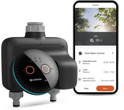 GARDENA smart Dual Water Control (besproeiingscomputer) – 2 zones - afbeelding 3