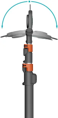 Gardena StarCut Pro L – Telescopische Takkenschaar voor Hoog Snoeiwerk - afbeelding 4