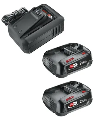 GARDENA Startset Snellader & Accu P4A AL18V-44+2x2.5Ah