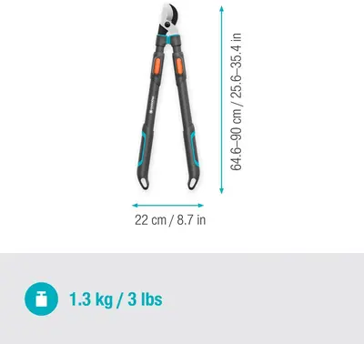 Gardena Takkenschaar TeleCut Pro L – 90 cm | Telescopische krachtpatser voor jong hout - afbeelding 9