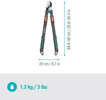 Gardena Takkenschaar TeleCut Pro L – 90 cm | Telescopische krachtpatser voor jong hout - afbeelding 9