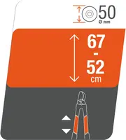 Gardena Takkenschaar TeleCut Pro S – Telescopisch & krachtig snoeien tot Ø 50 mm - afbeelding 13
