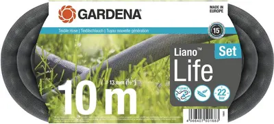Gardena Textielslang Liano™ Life 10m Set - afbeelding 2