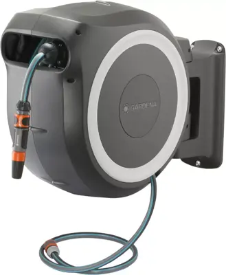 Gardena Wandslangenbox 25 rollup m/l wit - afbeelding 1